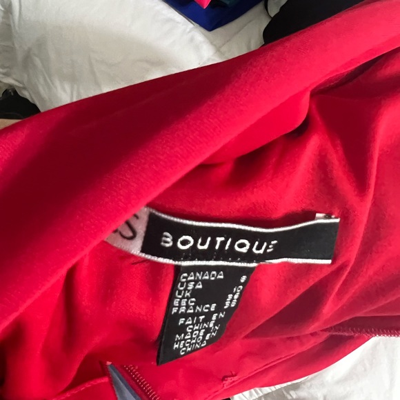 Off the shoulder red dress size S - Picture 2 of 2